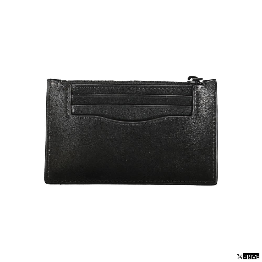 Portefeuille noir en Cuir — 2