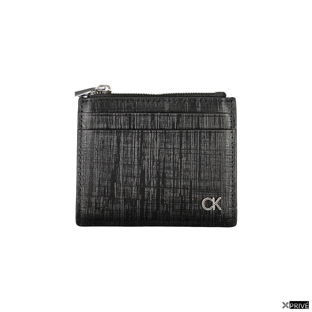 Portefeuille noir en Cuir — 1