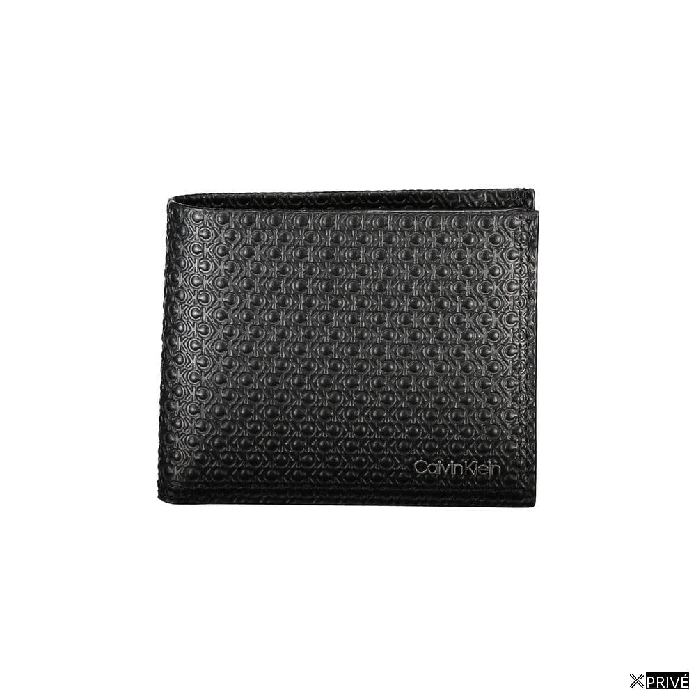 Portefeuille noir en Cuir — 1