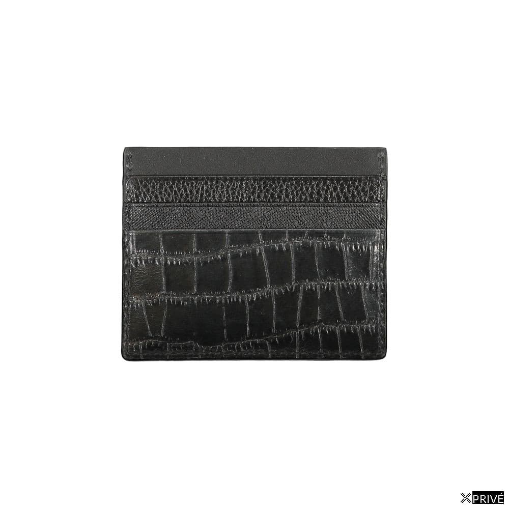 Portefeuille noir en Cuir — 2