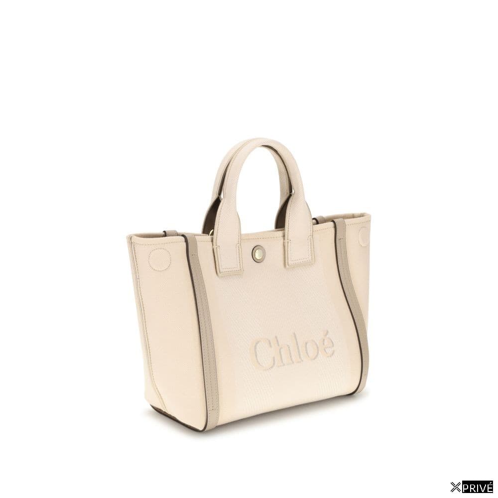 Sac à main beige en Coton — 3