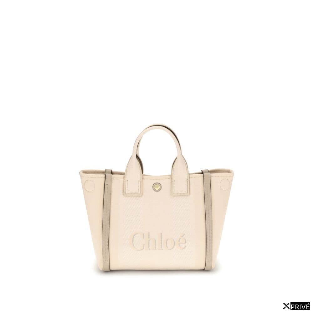 Sac à main beige en Coton — 1