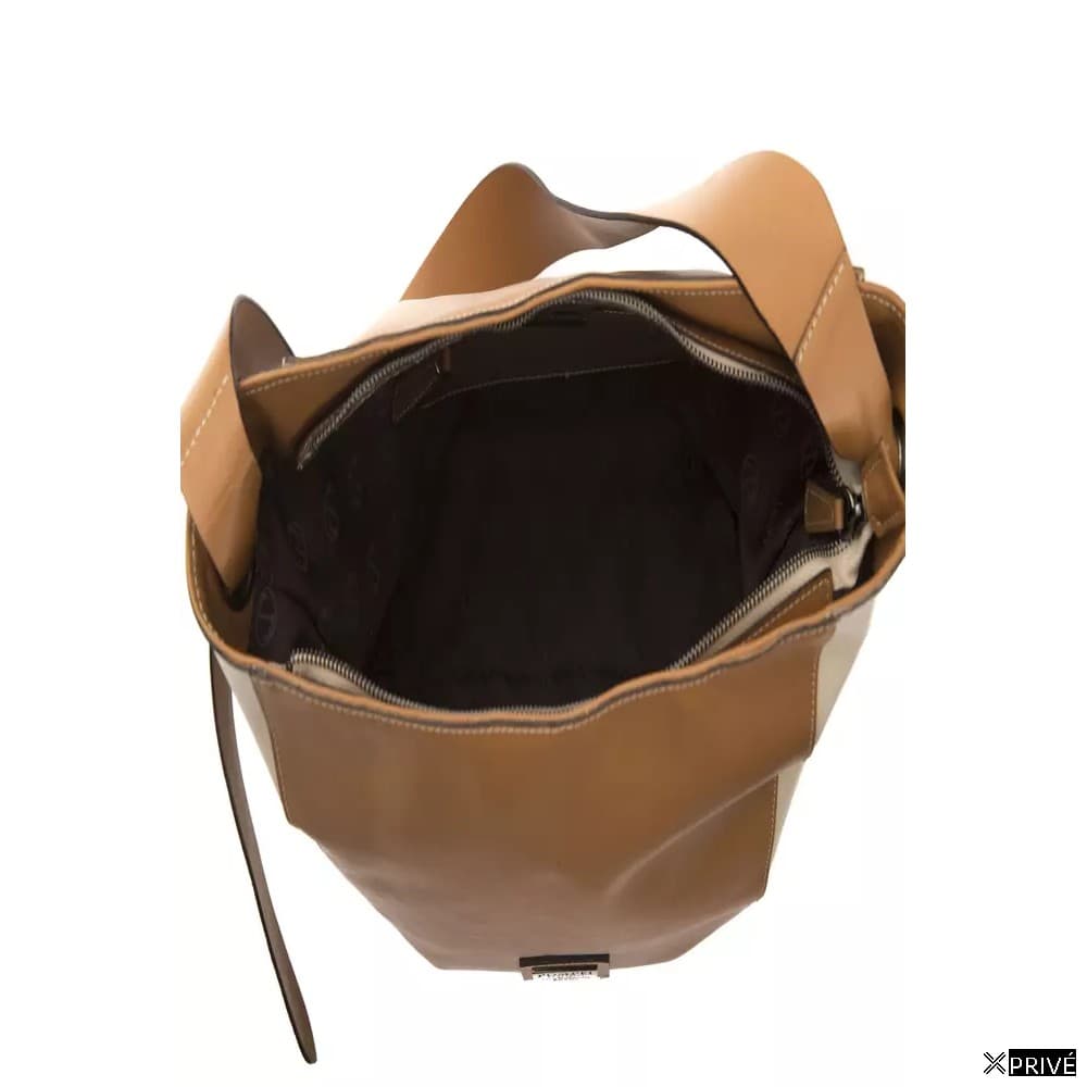 Sac bandoulière brun en Cuir — 5