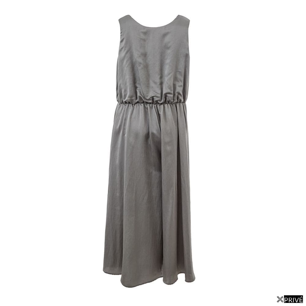 Robe grise en Soie — 2