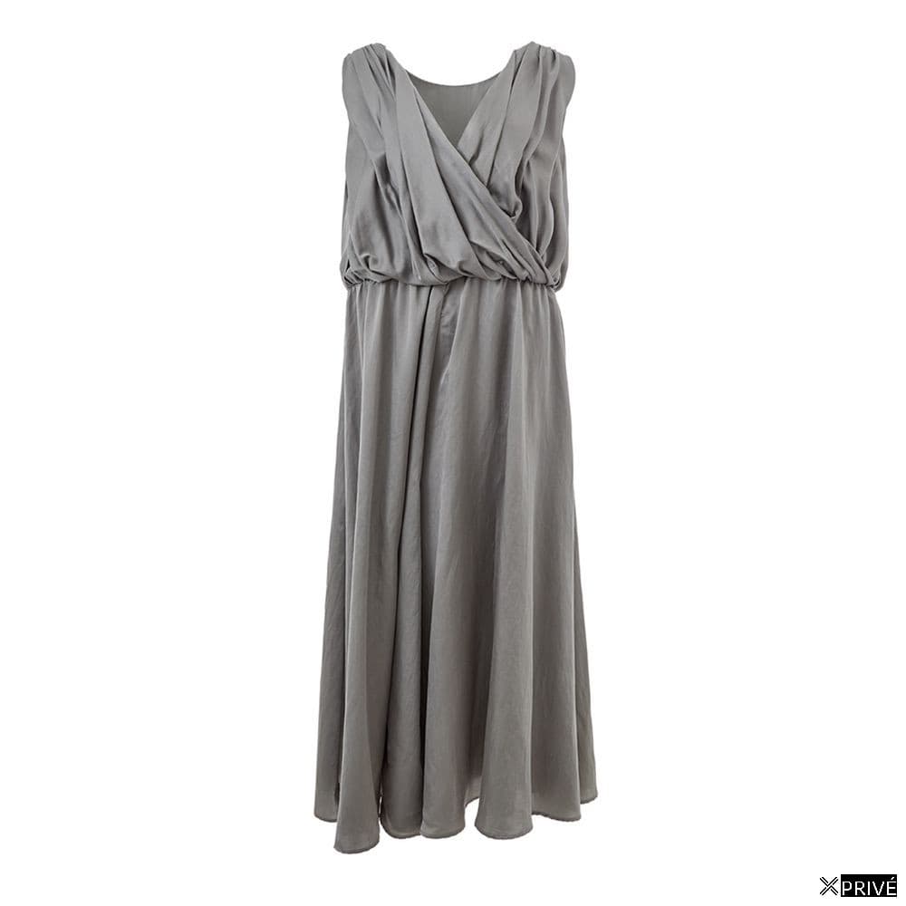 Robe grise en Soie — 1