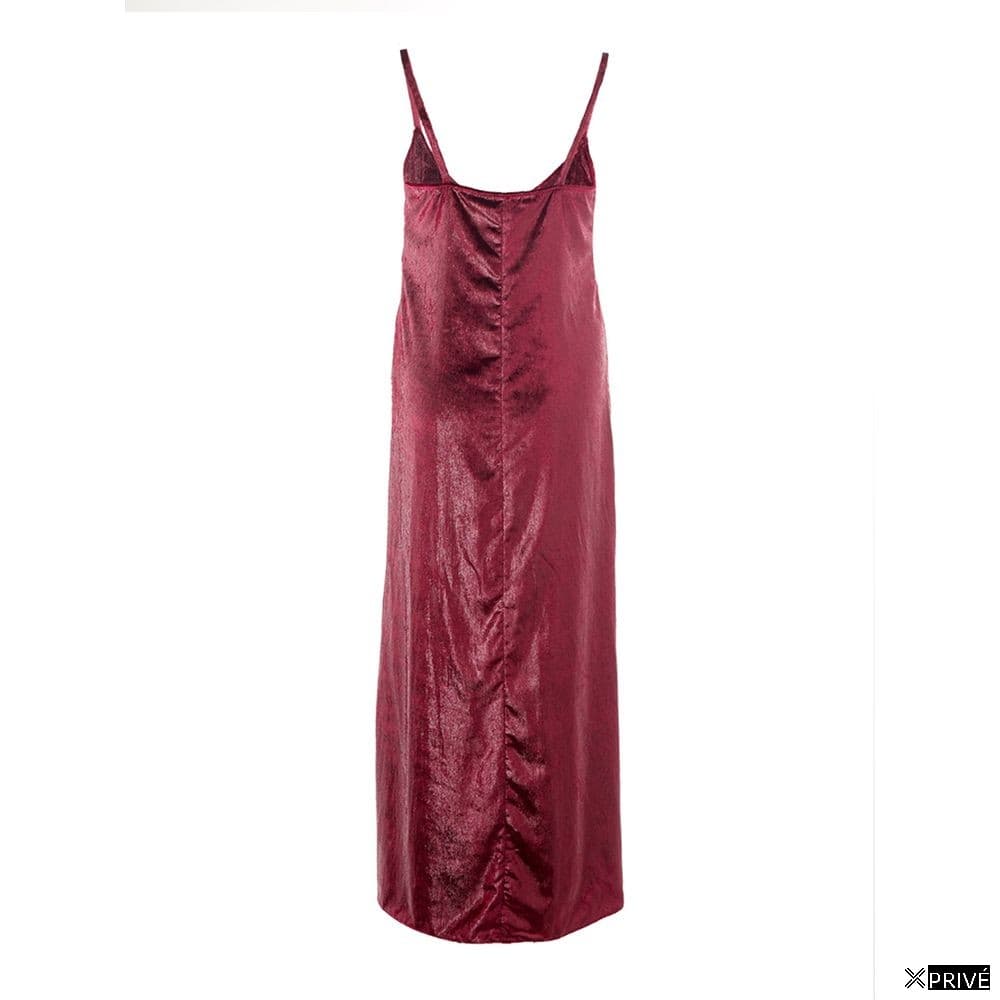 Robe bordeaux en Polyester — 2