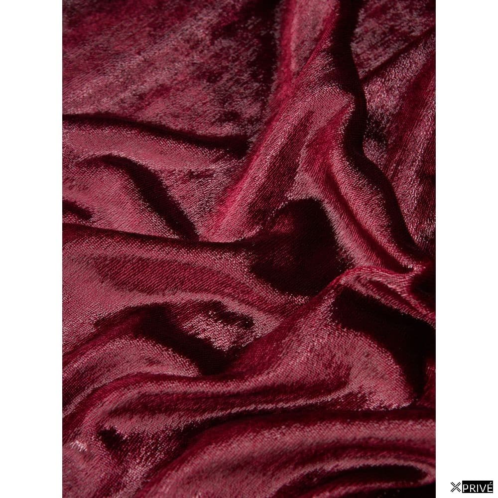 Robe bordeaux en Polyester — 4
