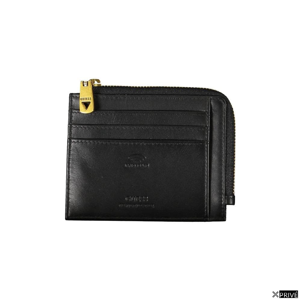 Portefeuille noir en Cuir — 2