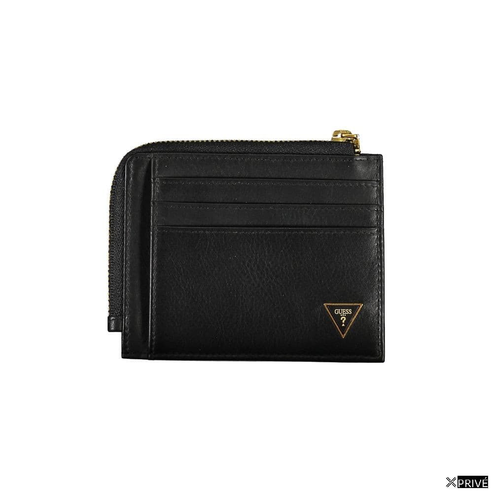 Portefeuille noir en Cuir — 1