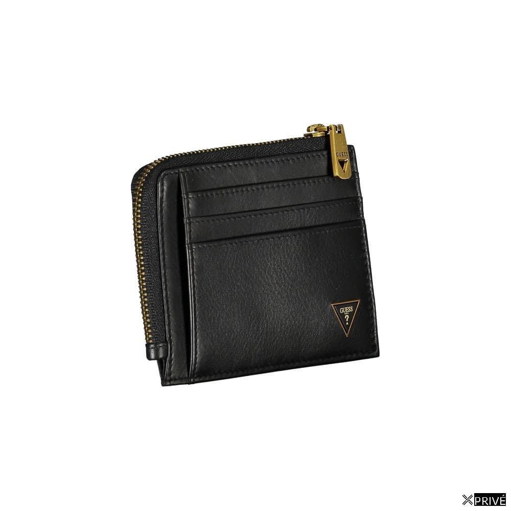 Portefeuille noir en Cuir — 3