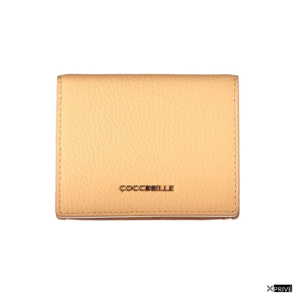 Portefeuille orange en Cuir — 1