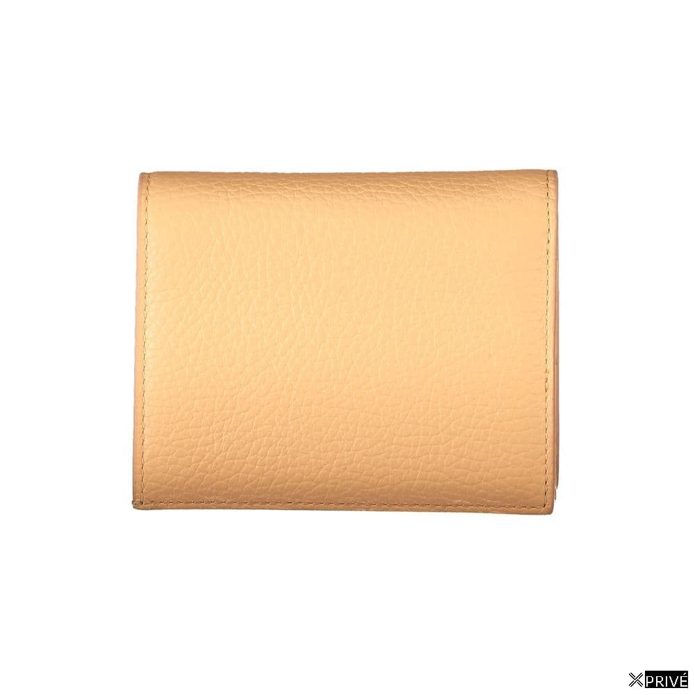 Portefeuille orange en Cuir — 2