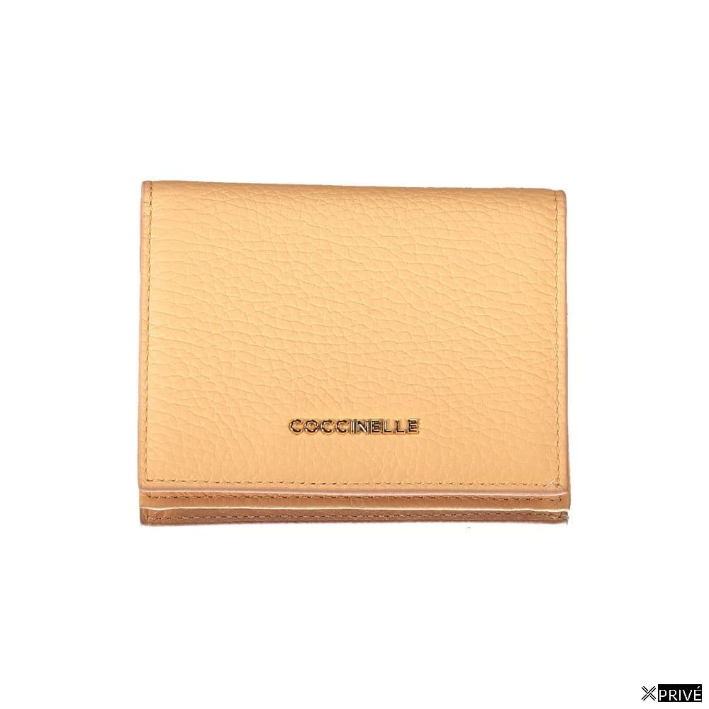 Portefeuille orange en Cuir — 1