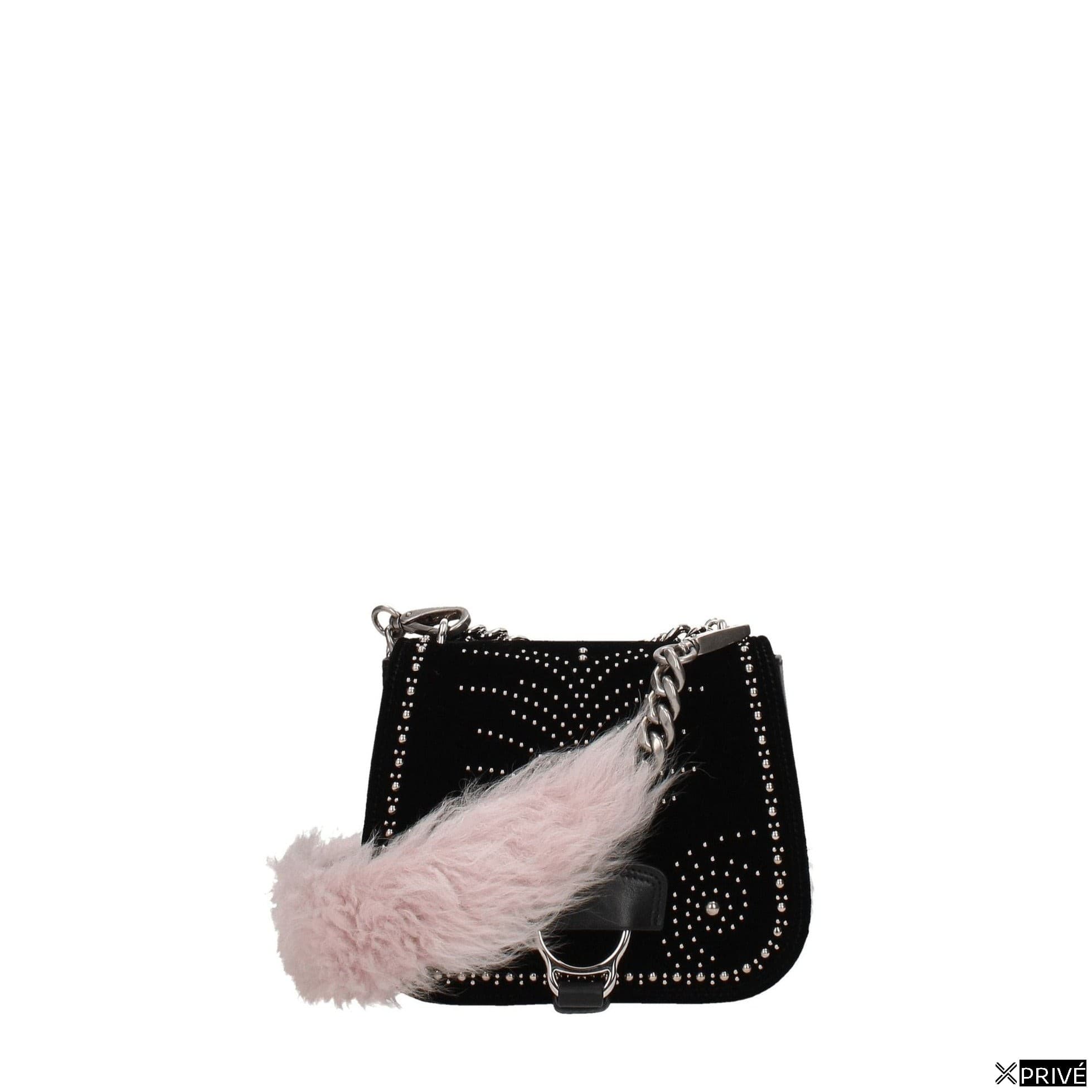 Sac bandoulière rose en Fourrure — 2