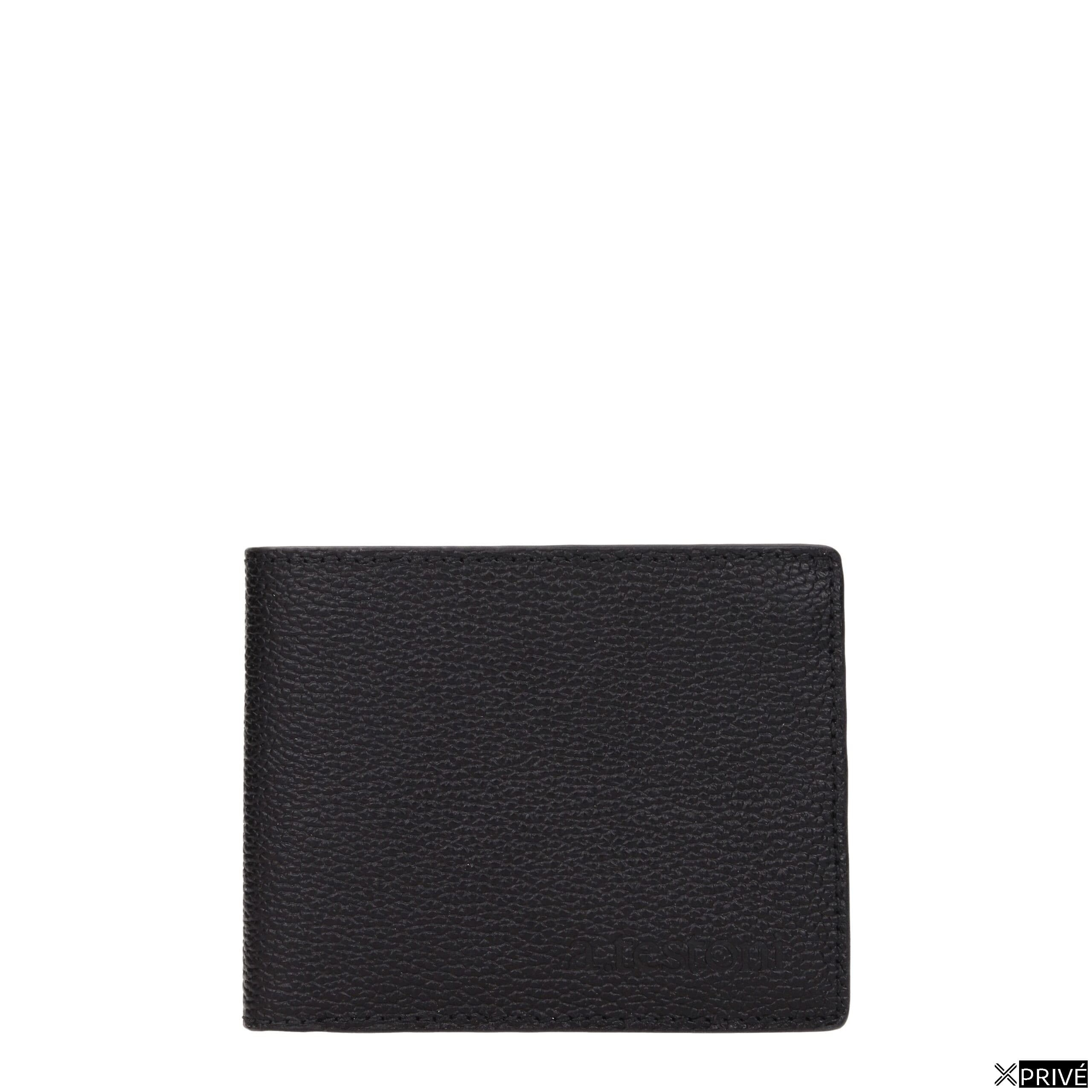 Portefeuille noir en Cuir — 1