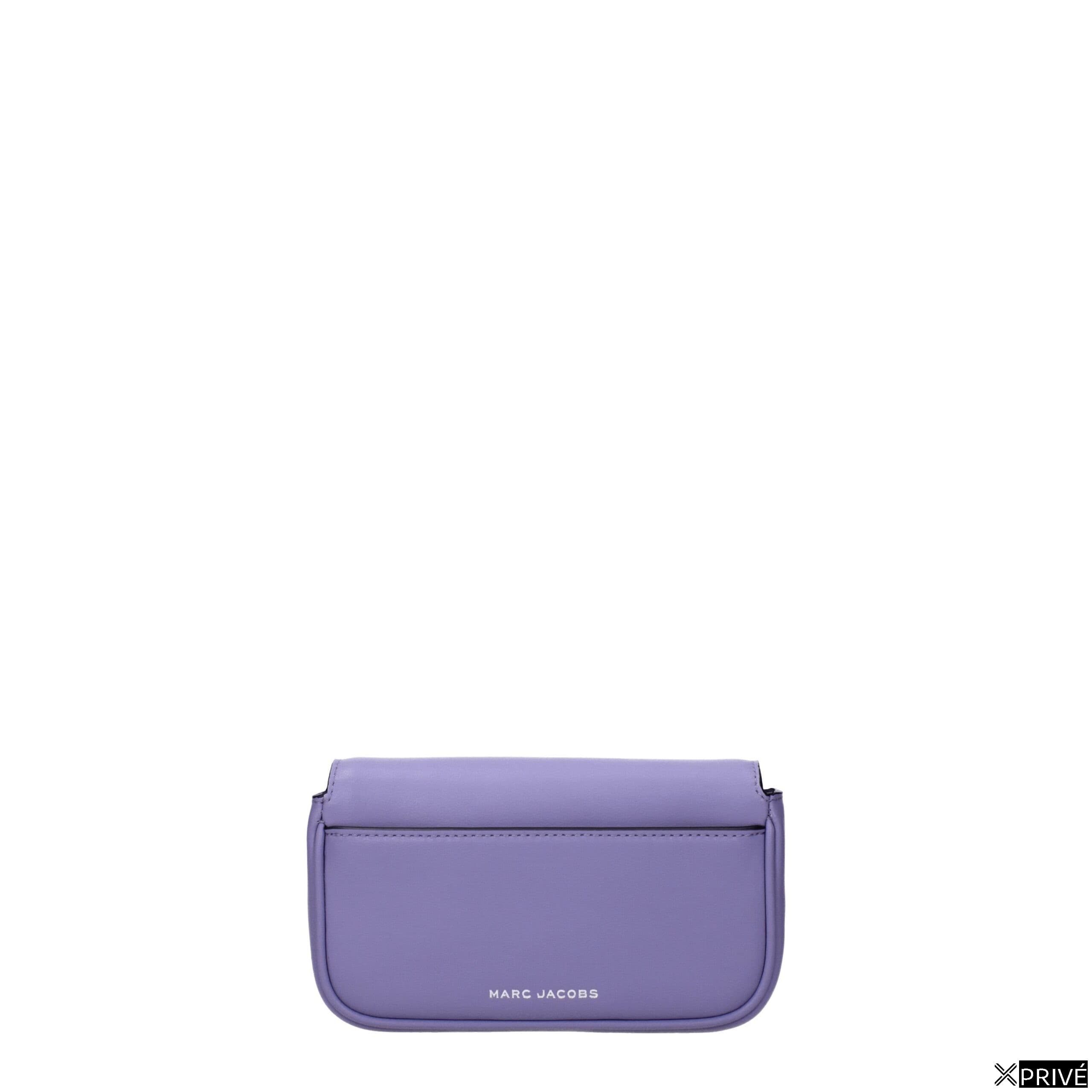 Sac porté croisé violet en Cuir — 4