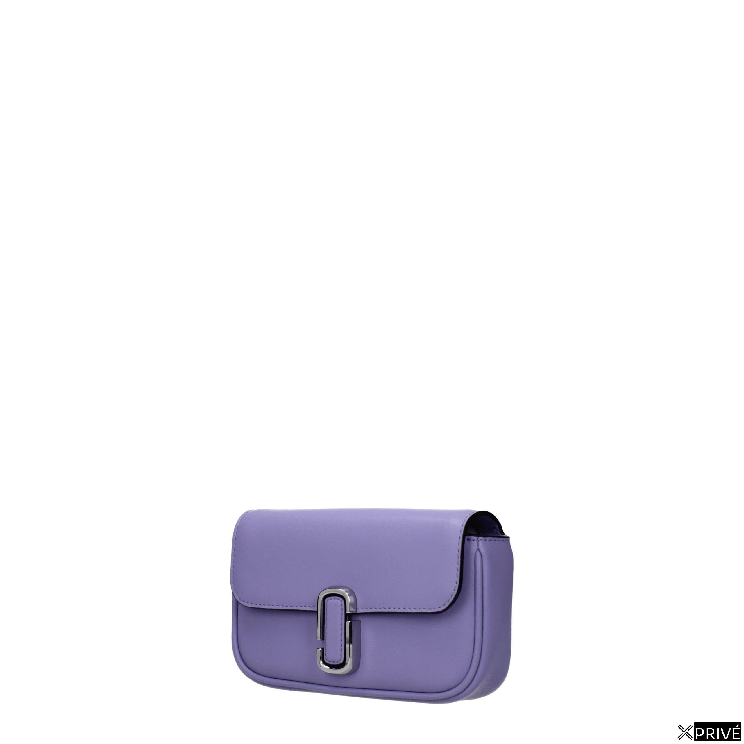 Sac porté croisé violet en Cuir — 3