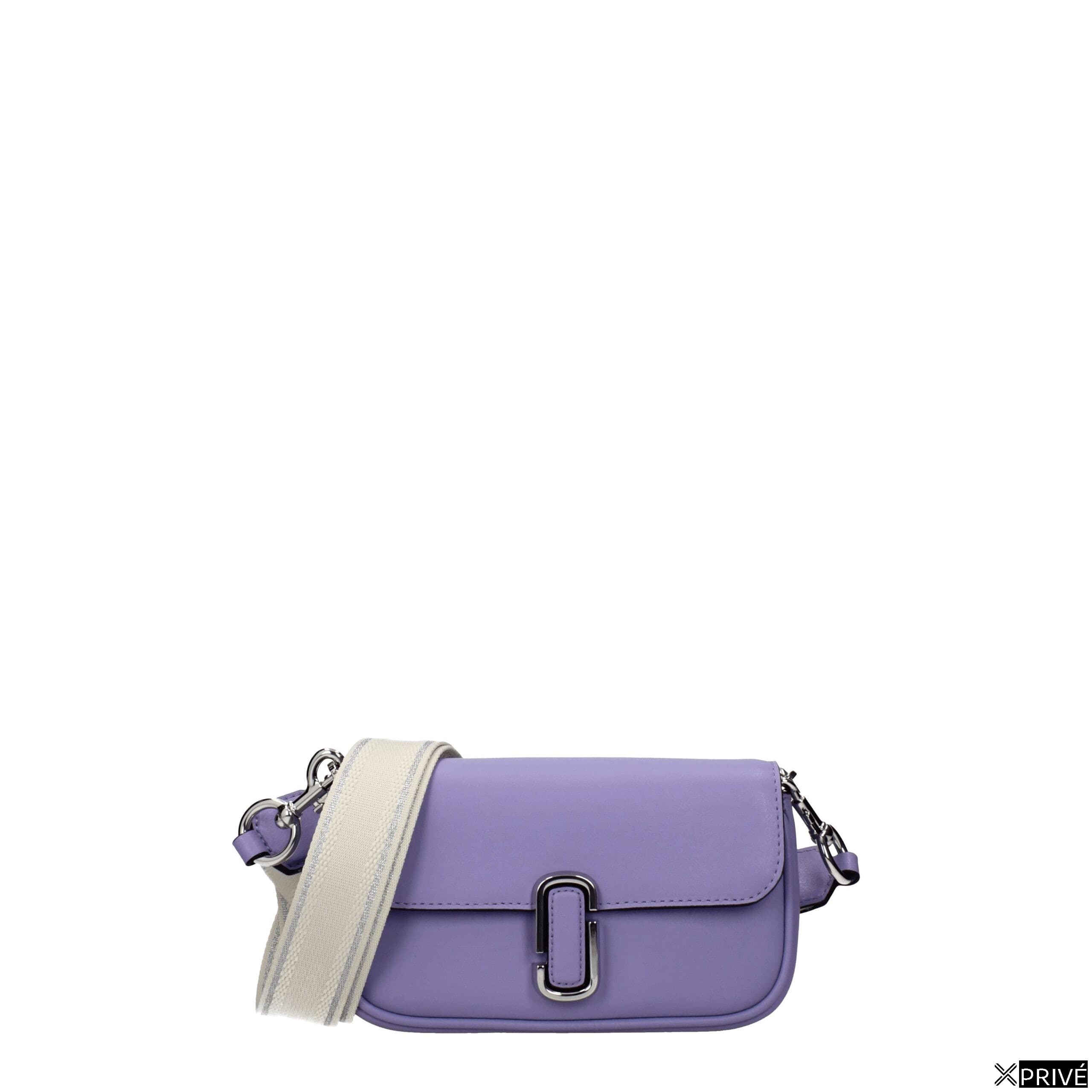 Sac porté croisé violet en Cuir — 1