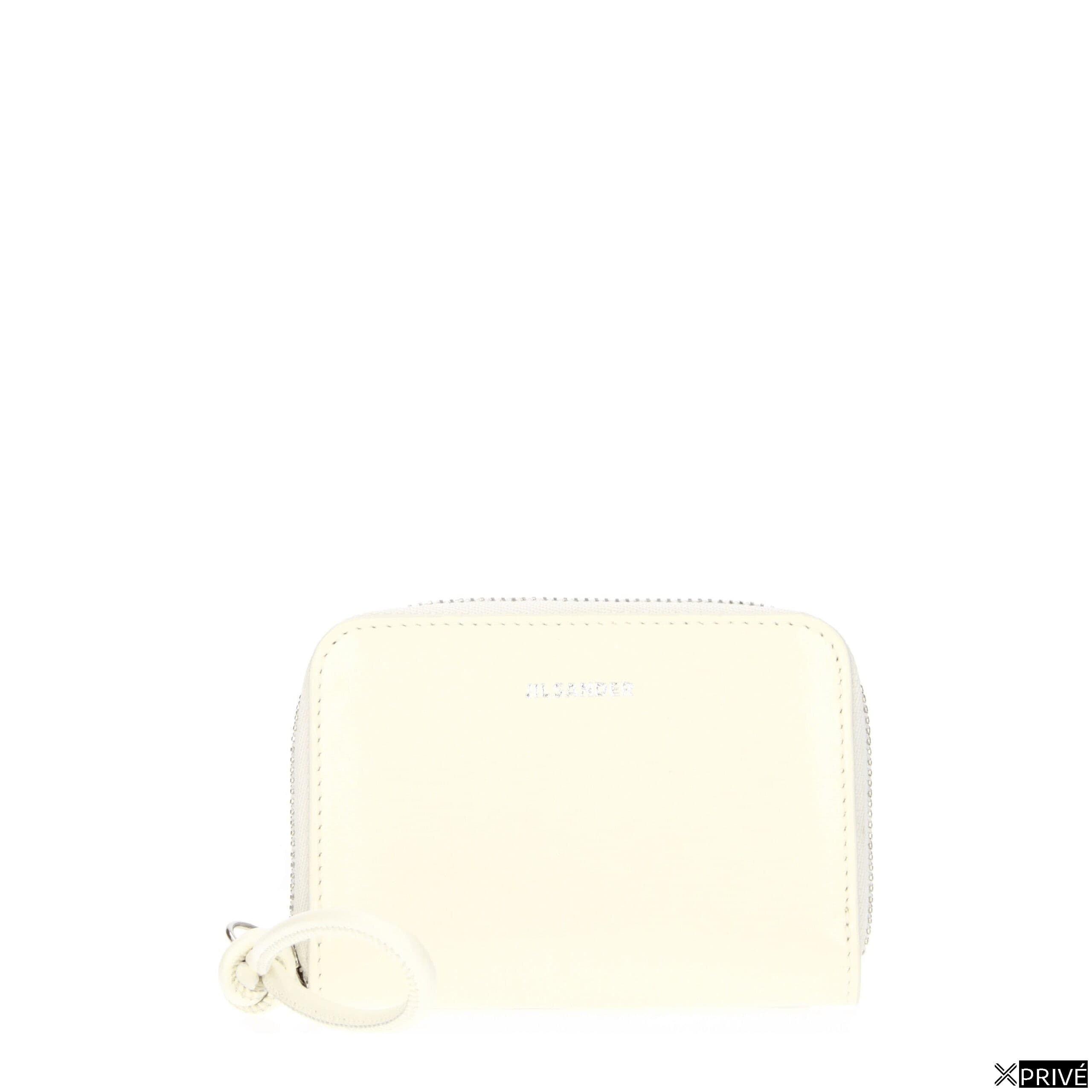Portefeuille beige en Cuir — 1