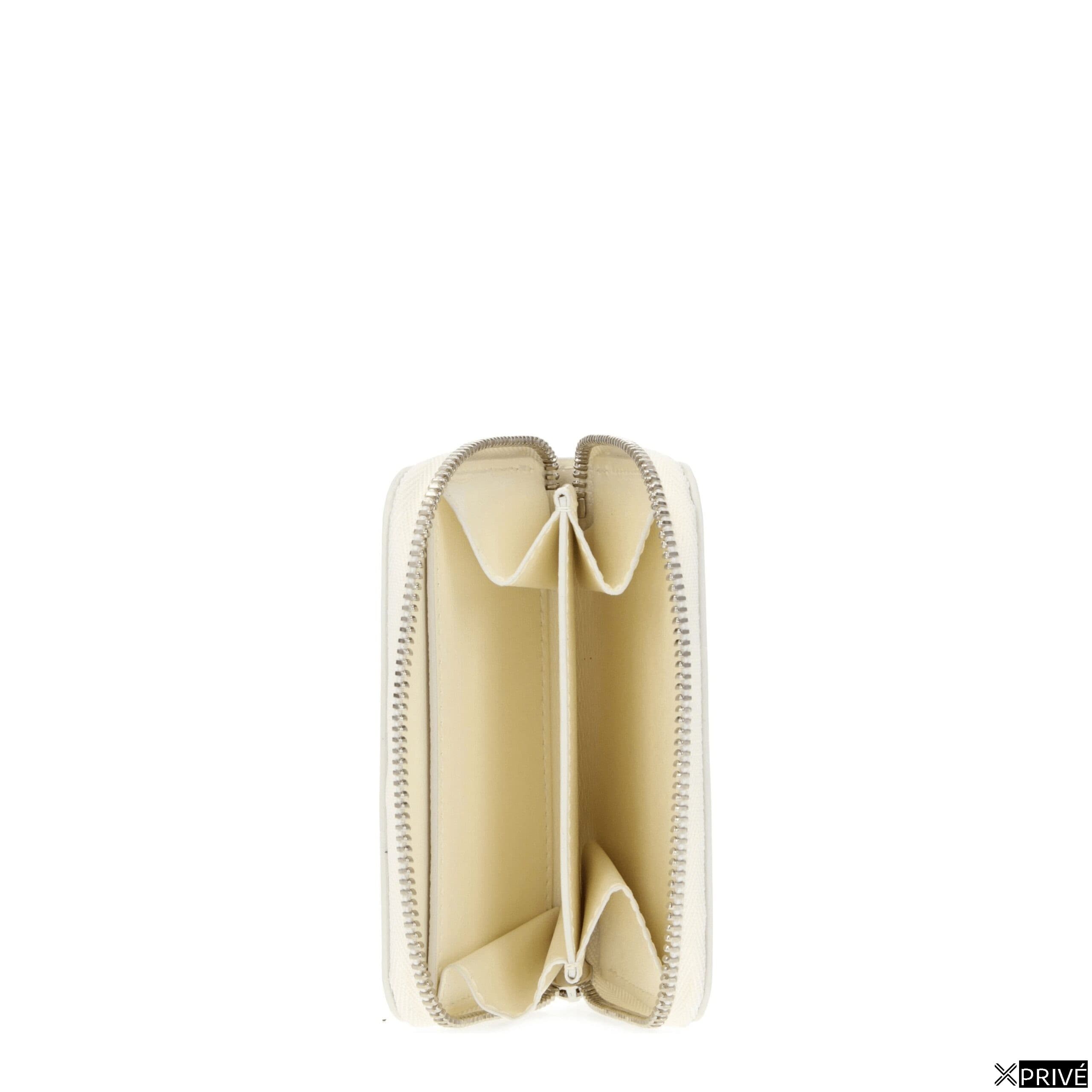 Portefeuille beige en Cuir — 3