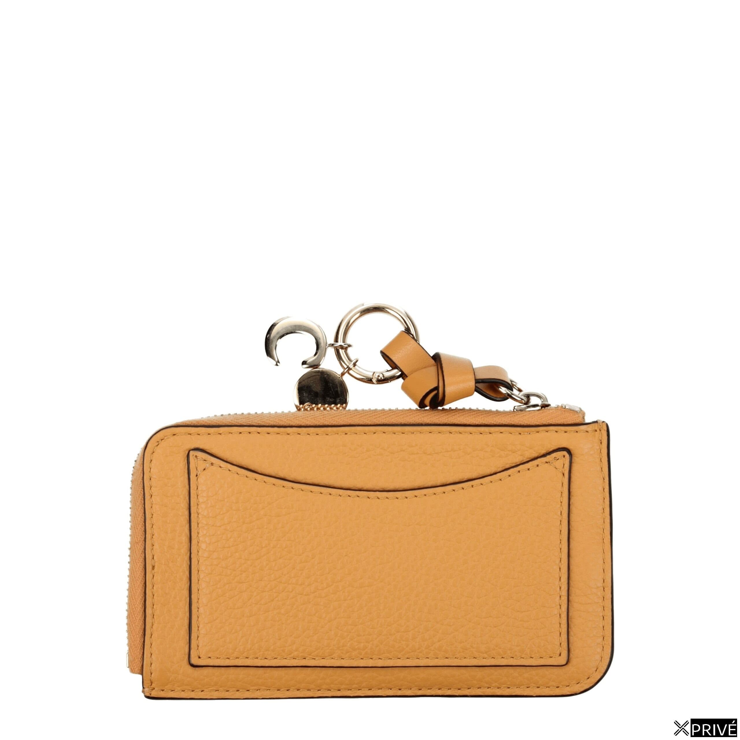 Portefeuille orange en Cuir — 2