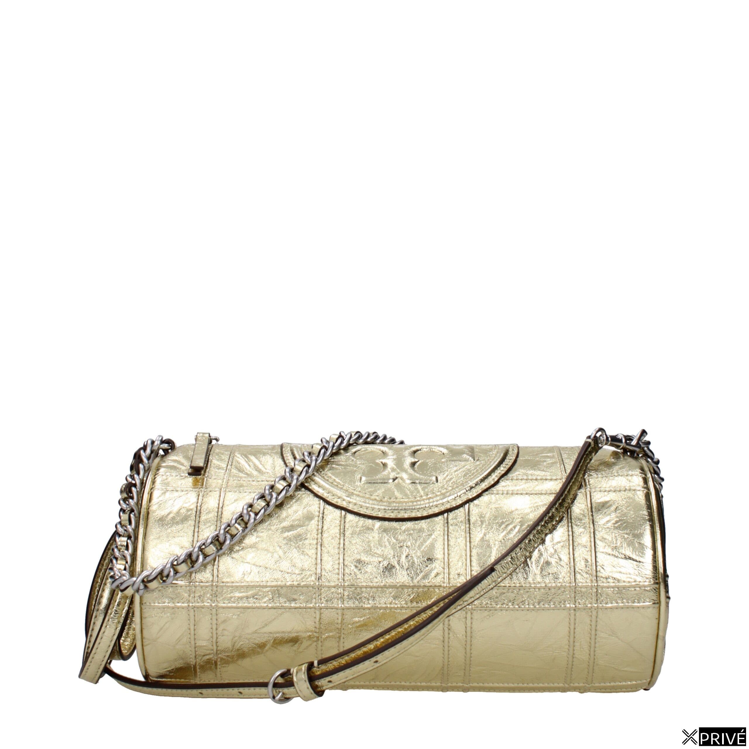 Sac bandoulière doré en Cuir — 1