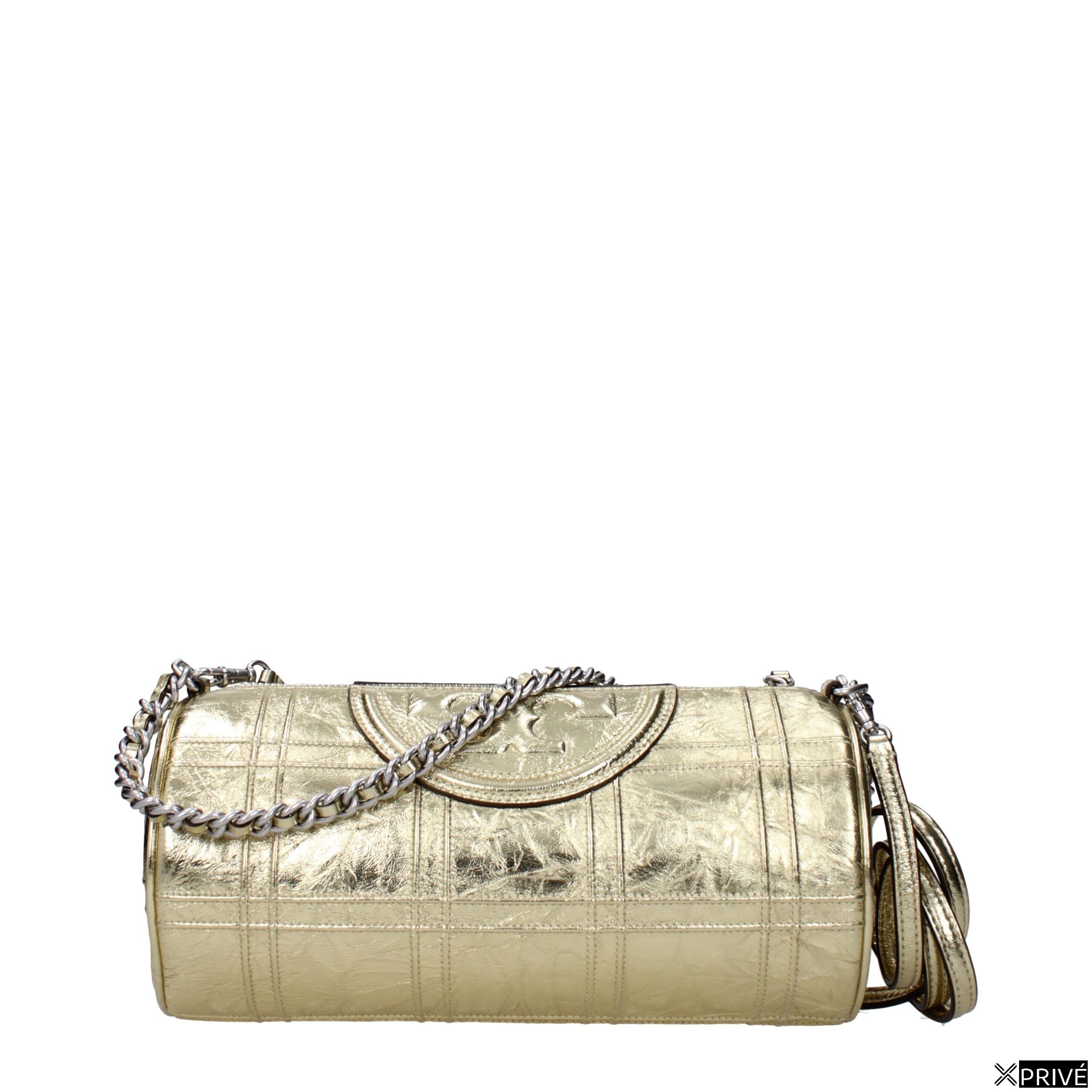 Sac bandoulière doré en Cuir — 3