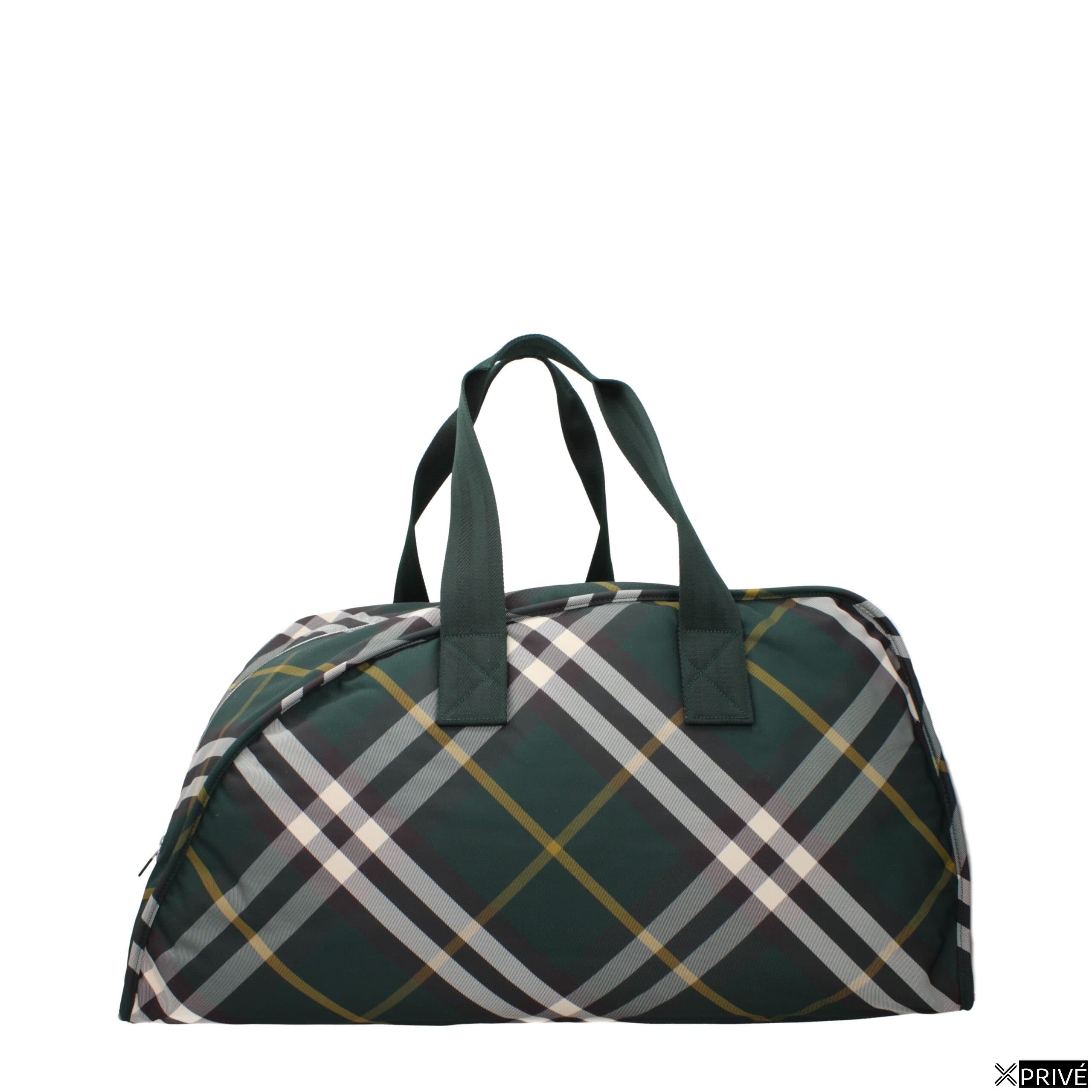 Sac de voyage vert en Tissu — 1