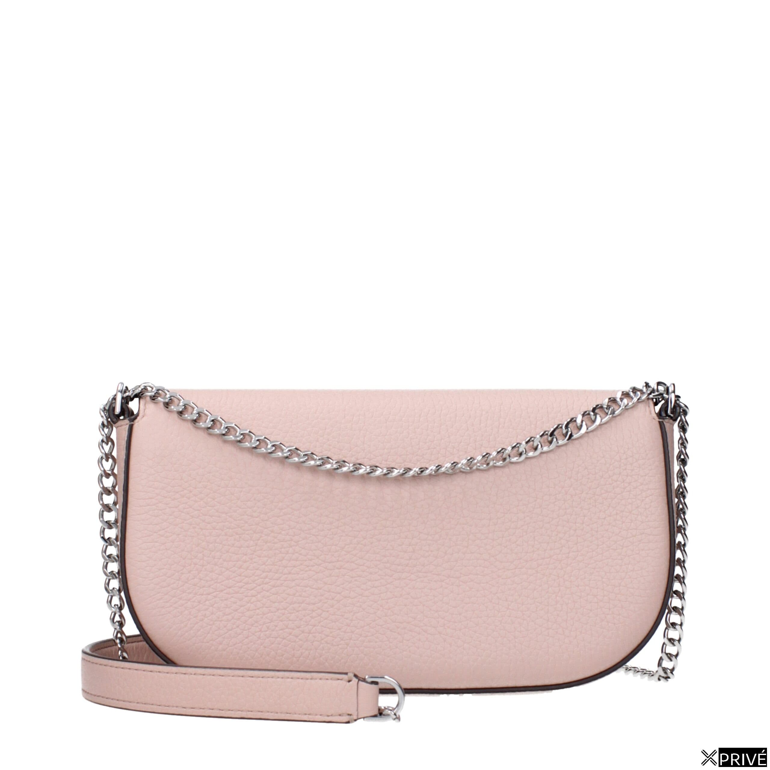 Sac porté croisé rose en Cuir — 3