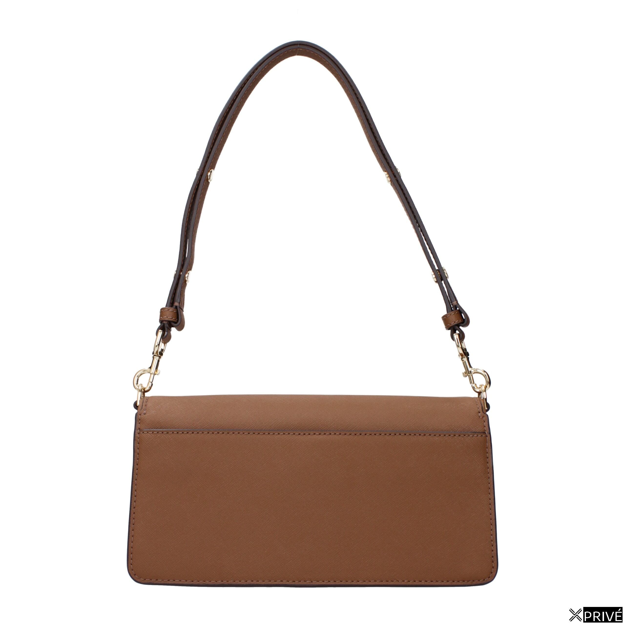 Sac bandoulière brun en Cuir — 3