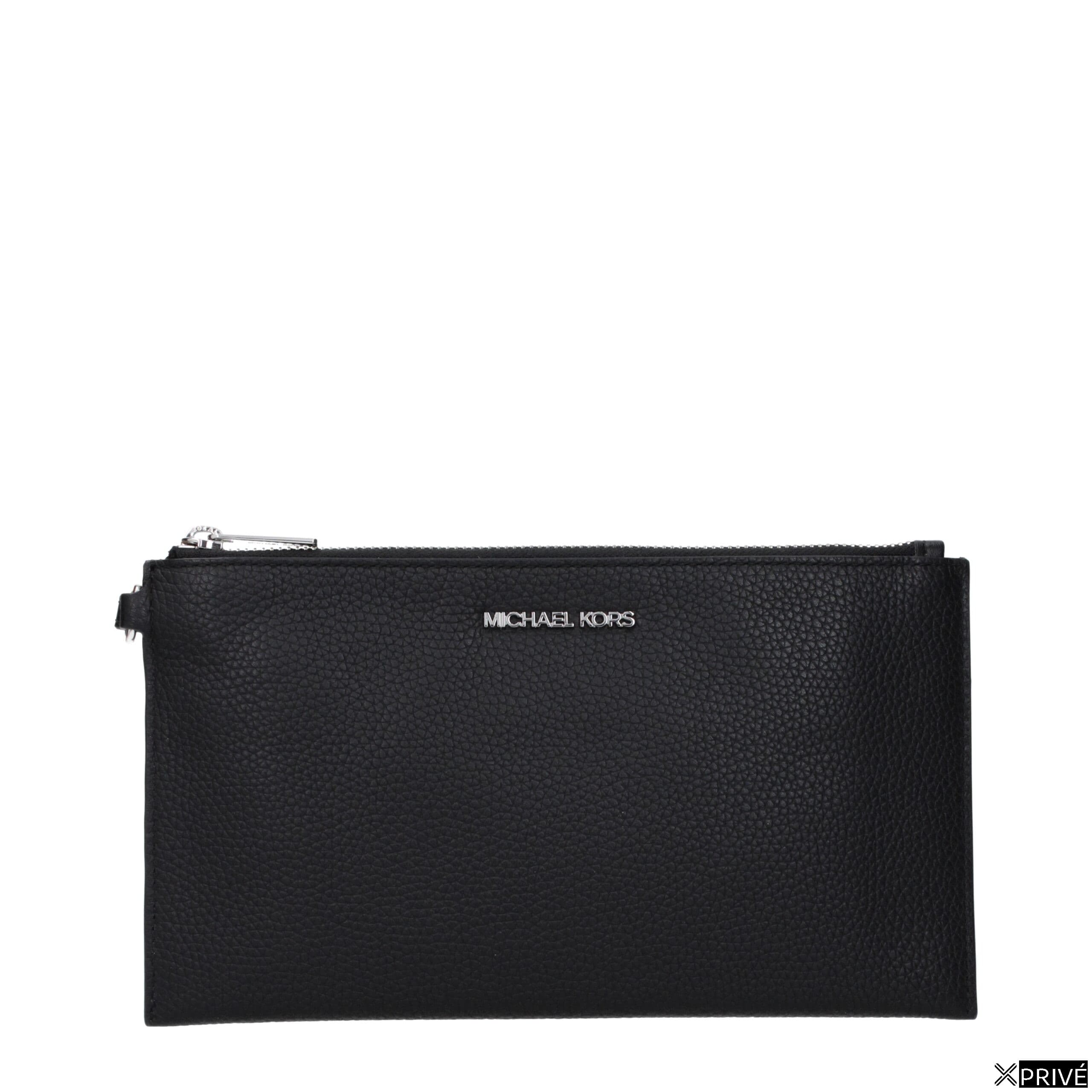 Pochette noire en Cuir — 1