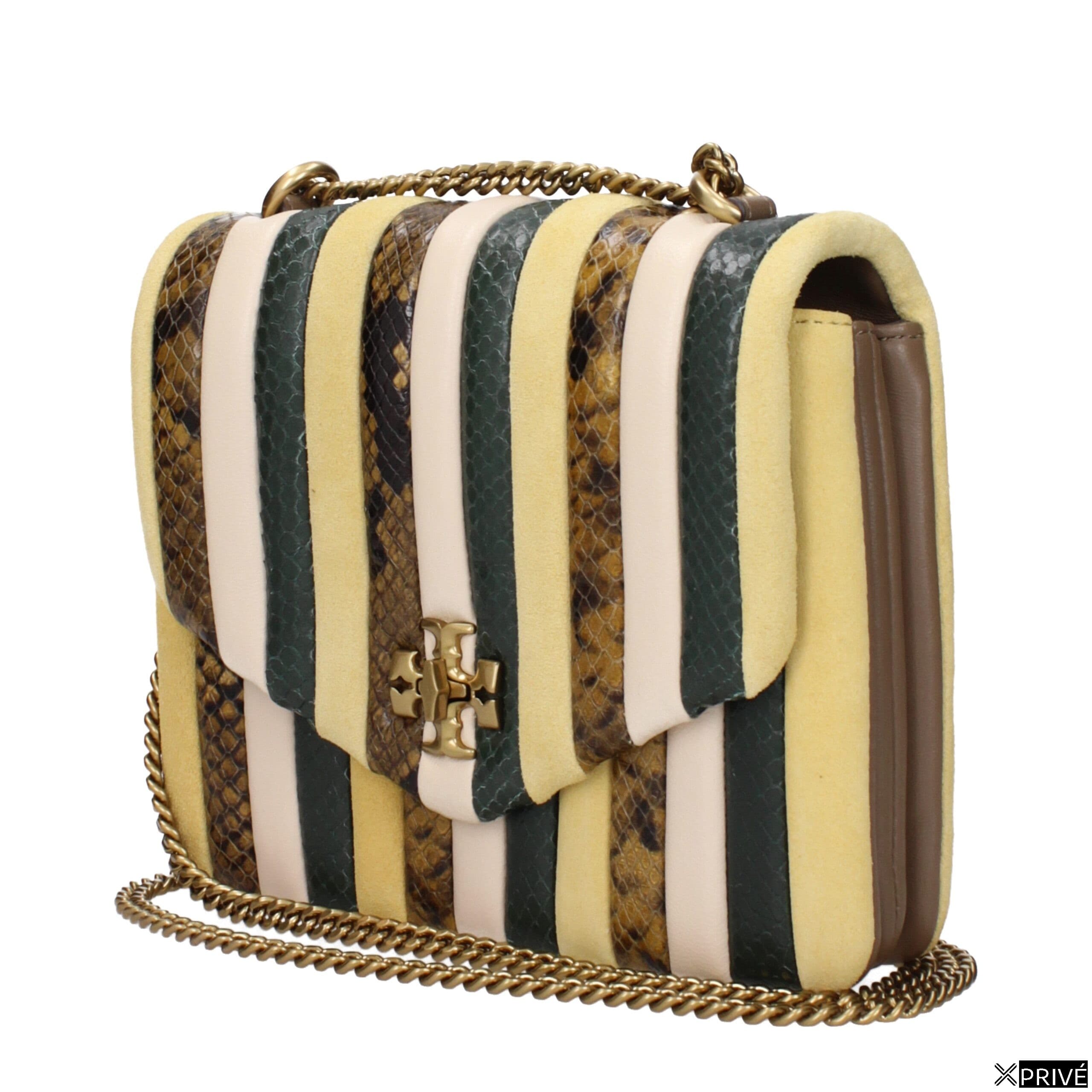 Sac bandoulière jaune en Cuir — 2
