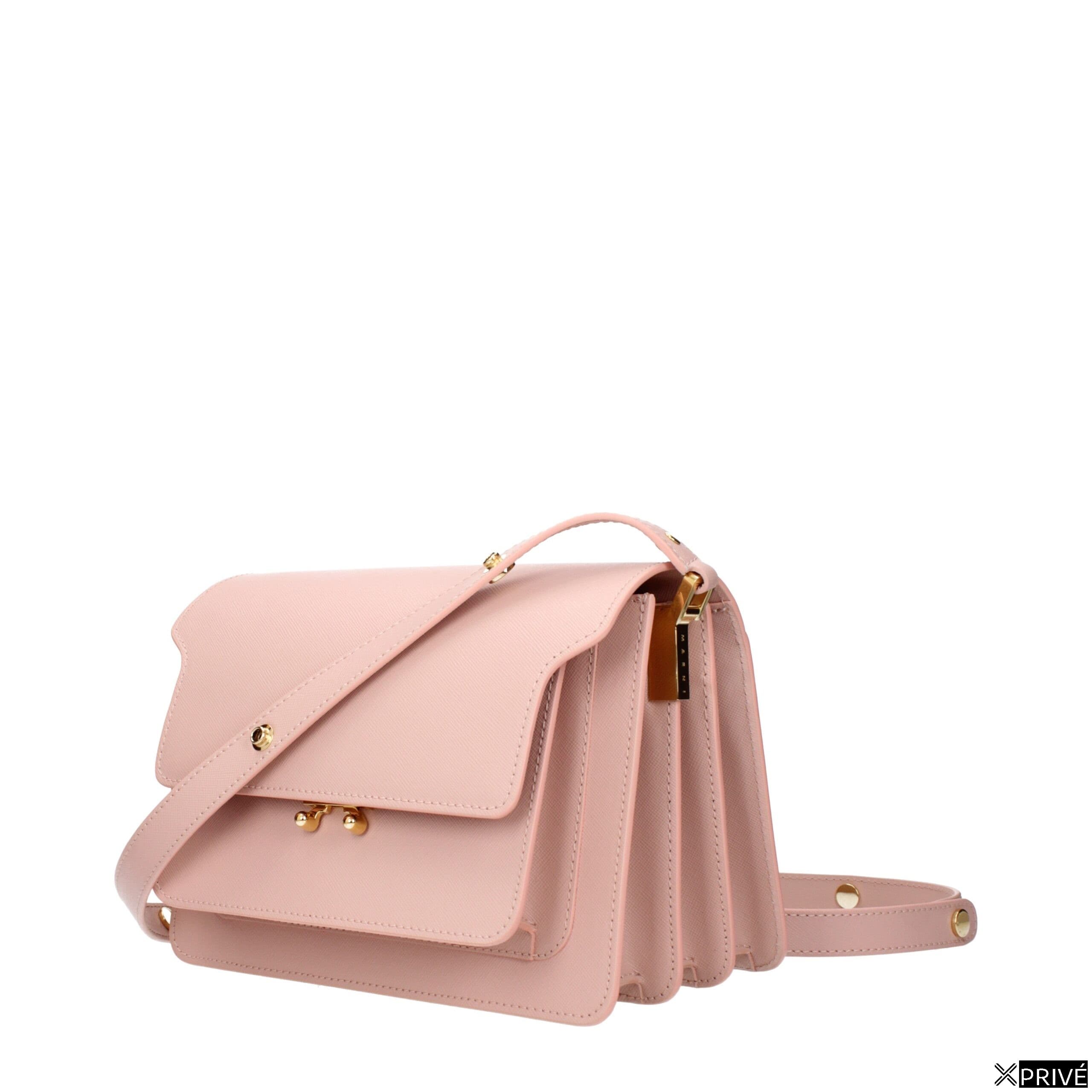 Sac bandoulière rose en Cuir — 2