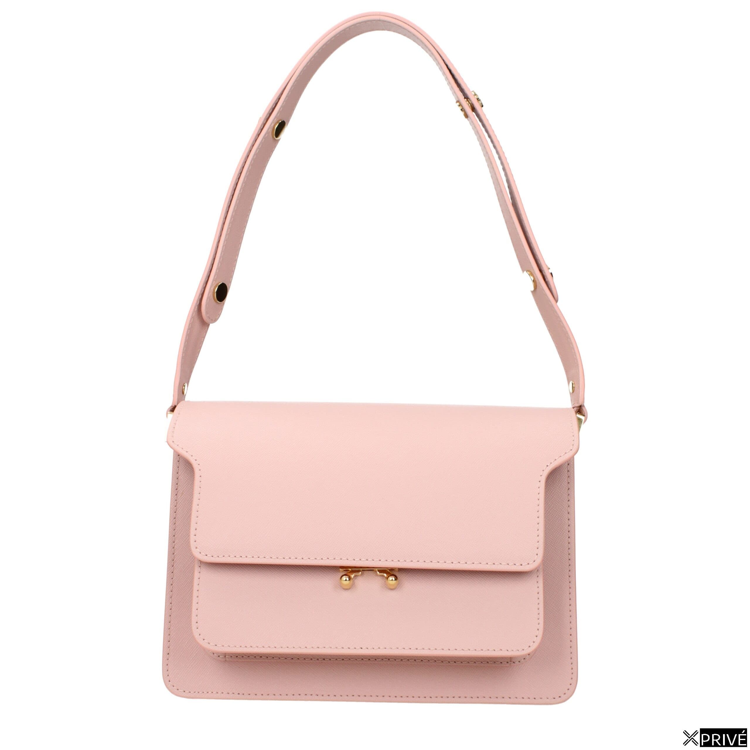 Sac bandoulière rose en Cuir — 1