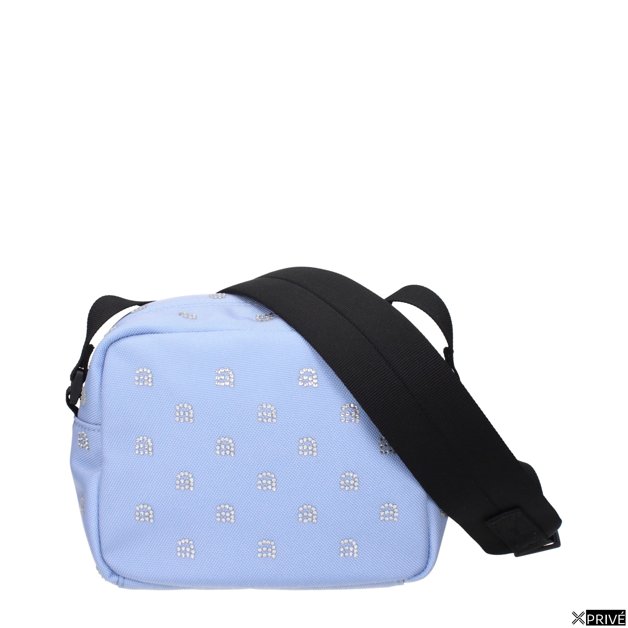 Sac porté croisé bleu clair en Tissu — 3