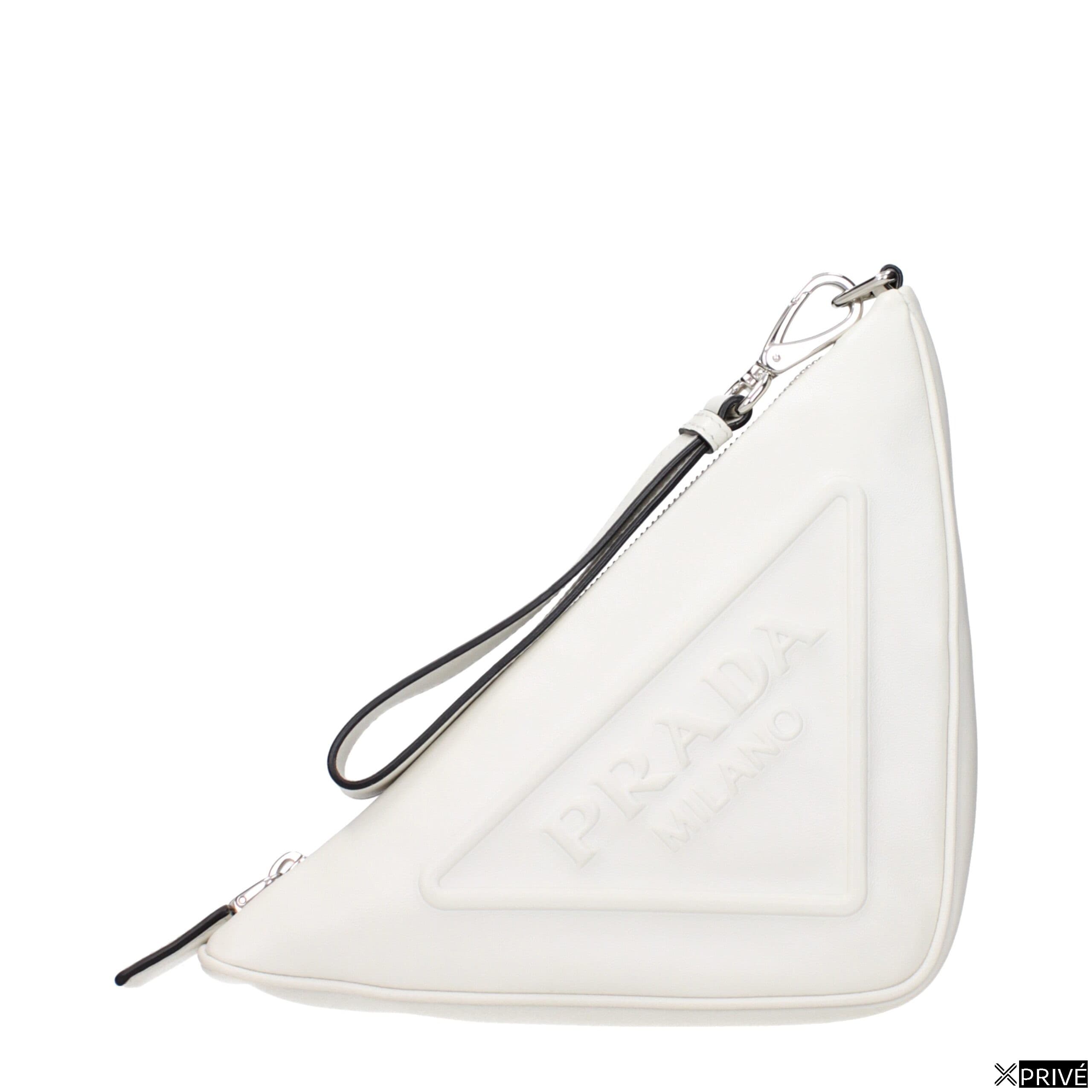 Pochette blanche en Cuir — 1