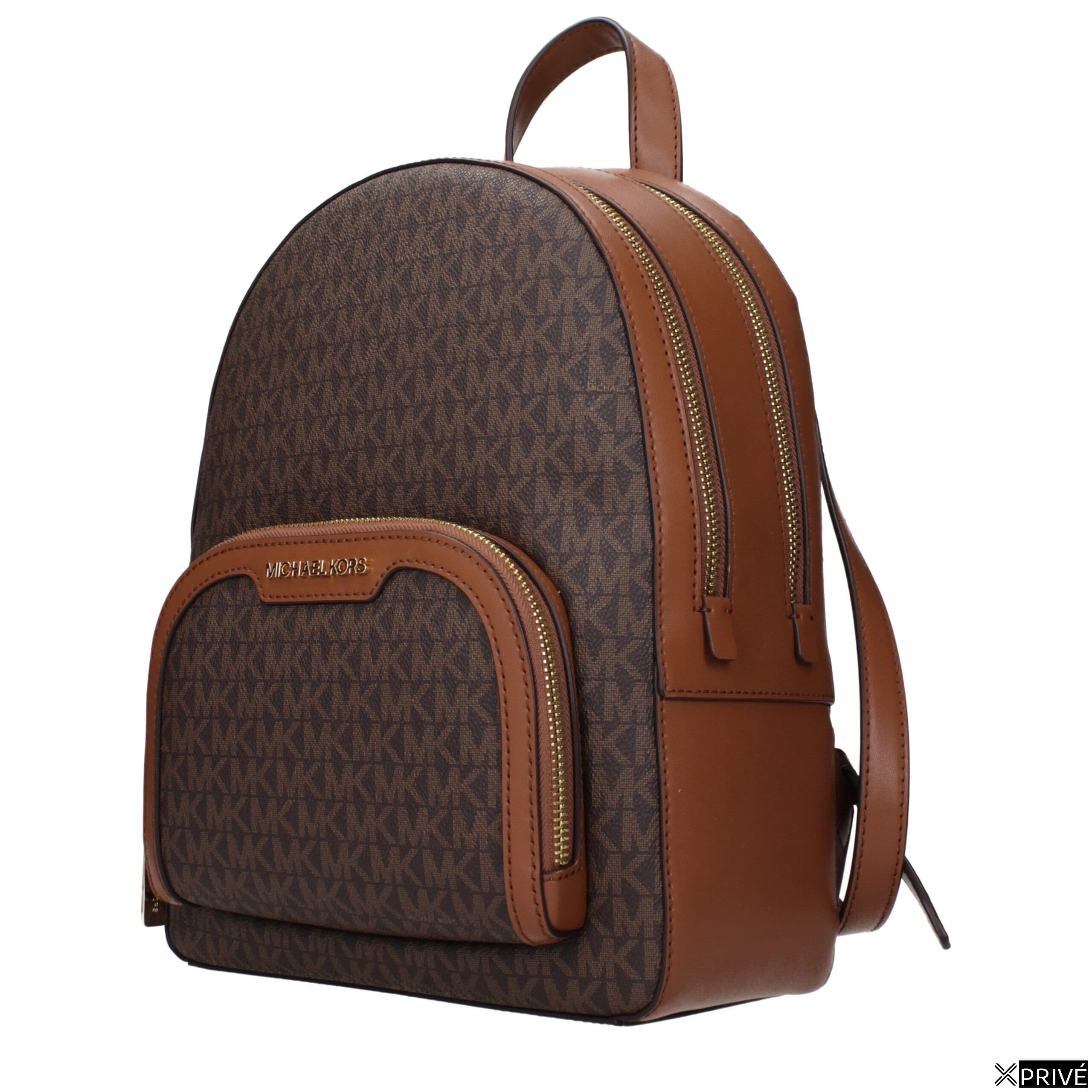 Sac à dos brun en Tissu — 2