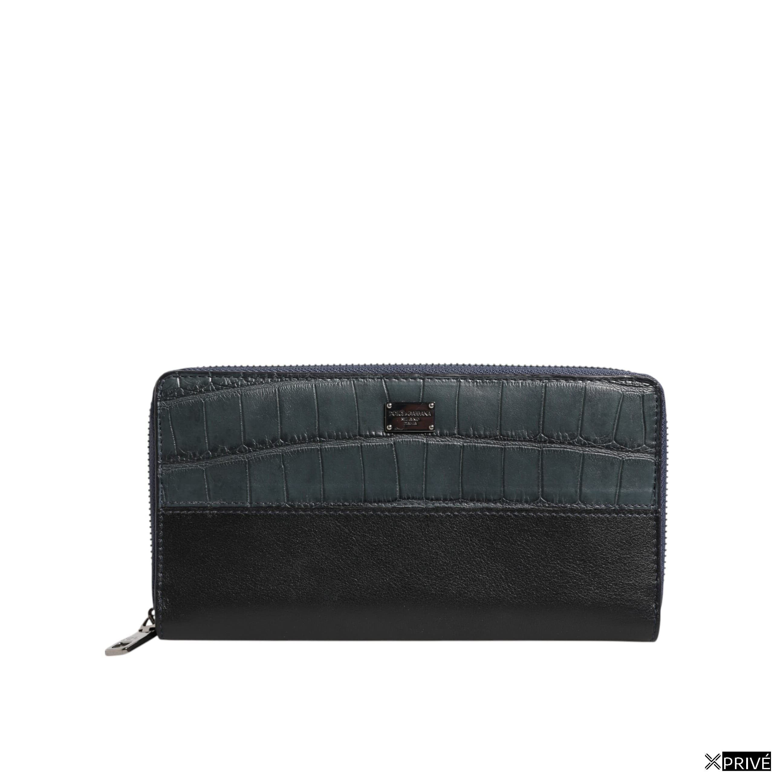 Portefeuille Noir et bleu — 2