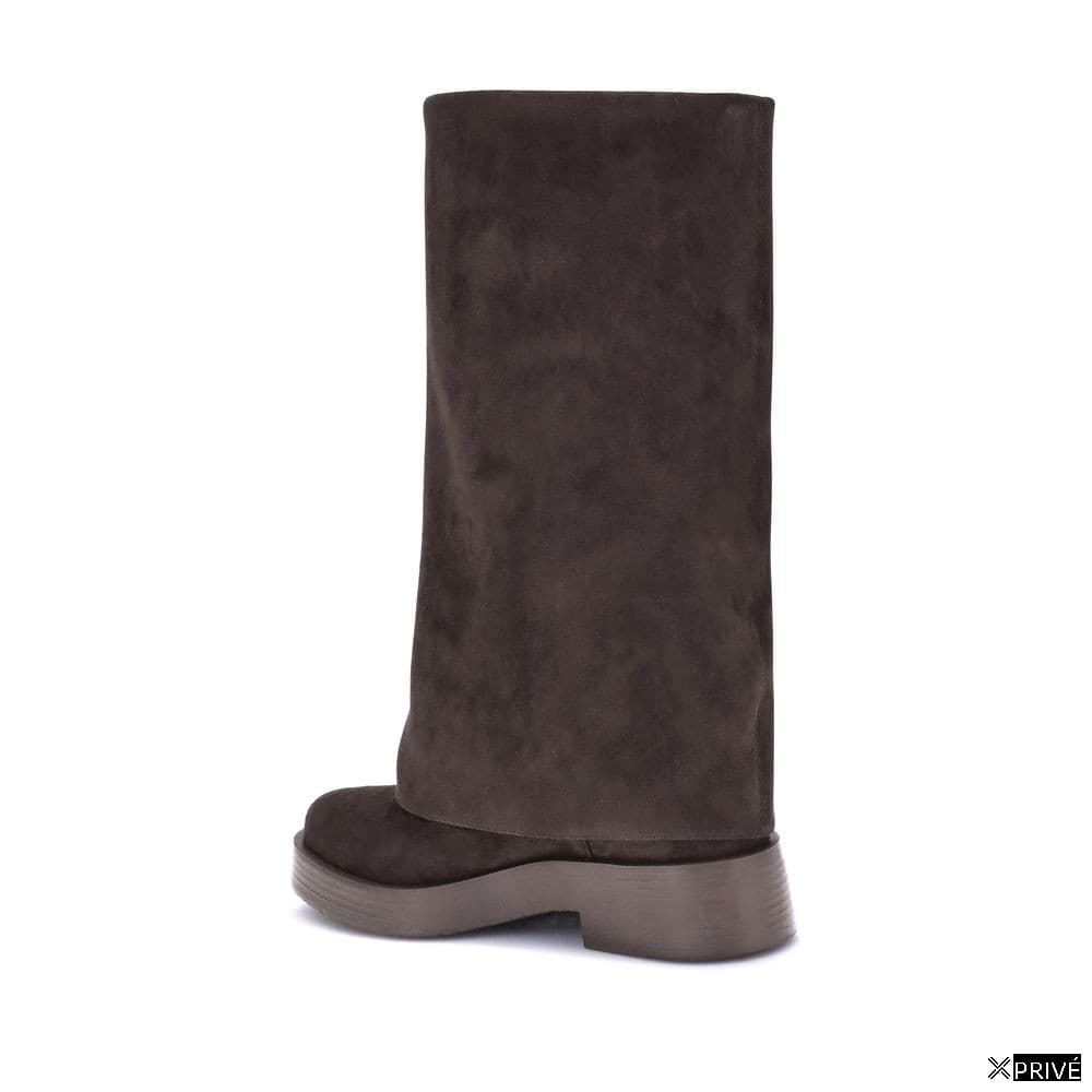 Bottes brunes en Polyester — 3