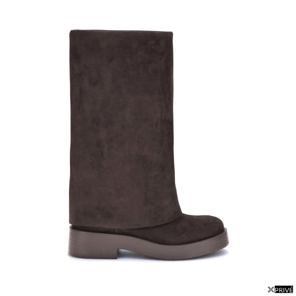 Bottes brunes en Polyester — 1