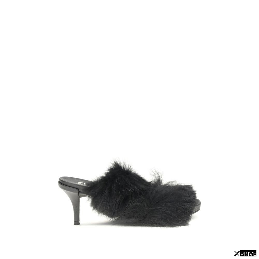 Sandales noires en Cuir — 1