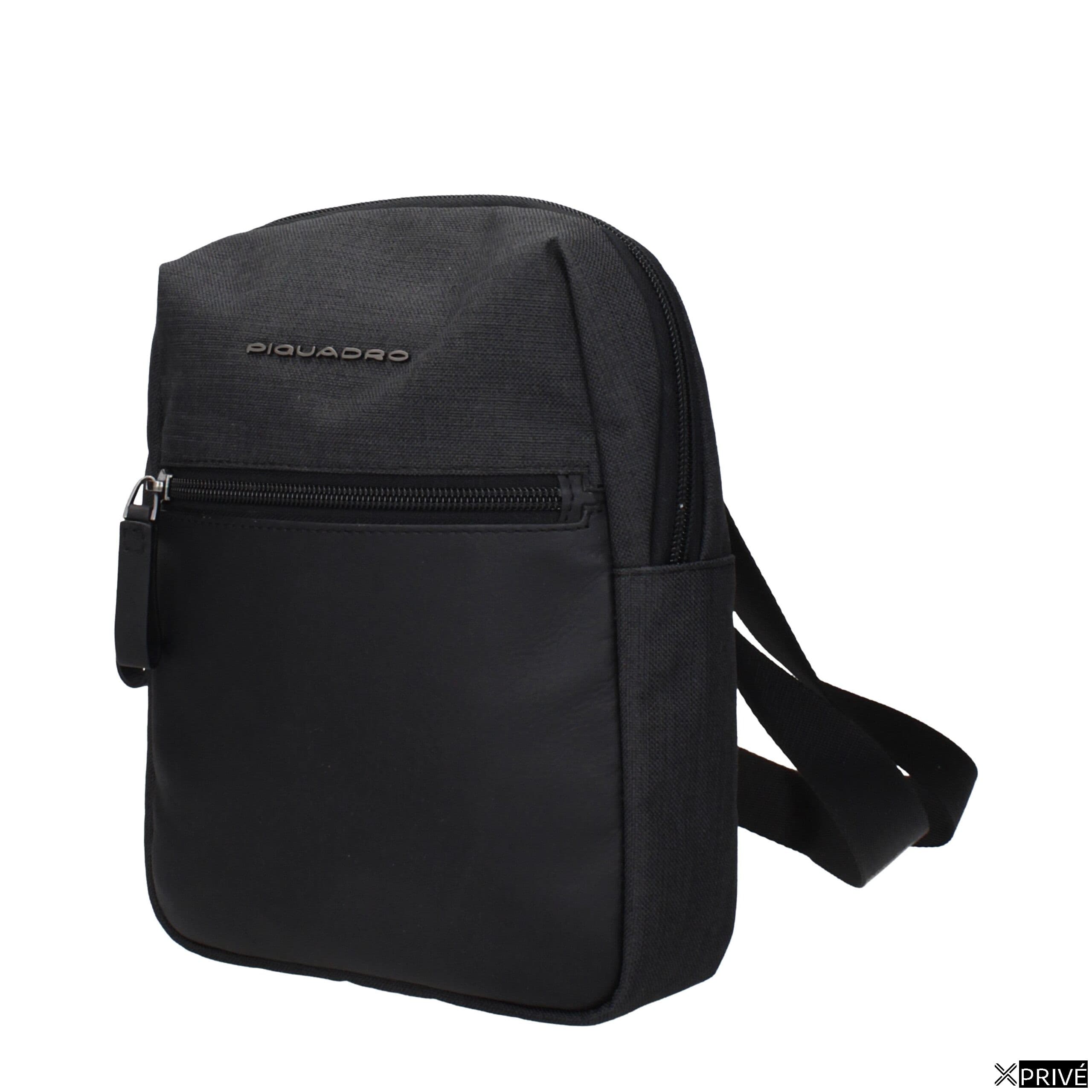 Sac porté croisé noir en Tissu — 2