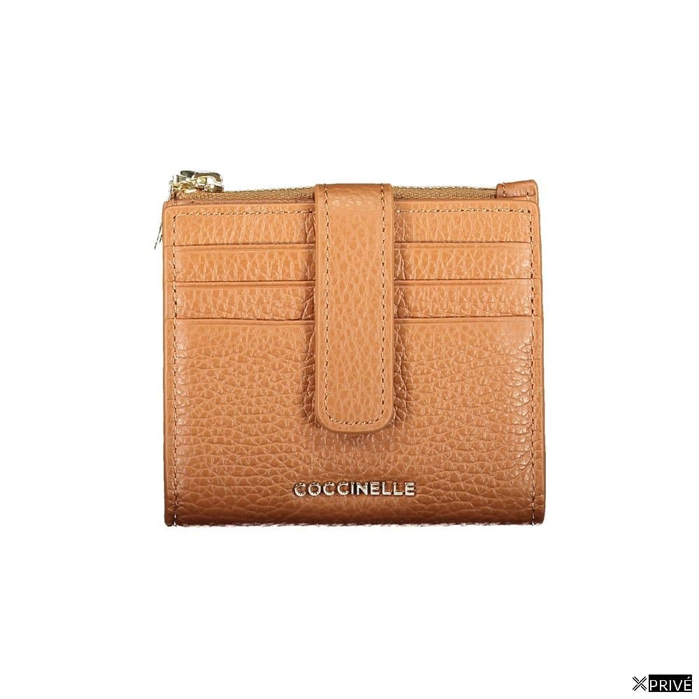 Portefeuille brun en Cuir — 1