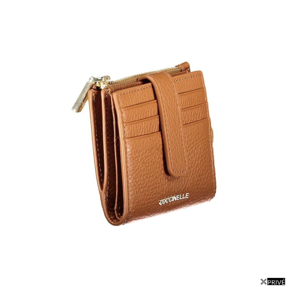 Portefeuille brun en Cuir — 3