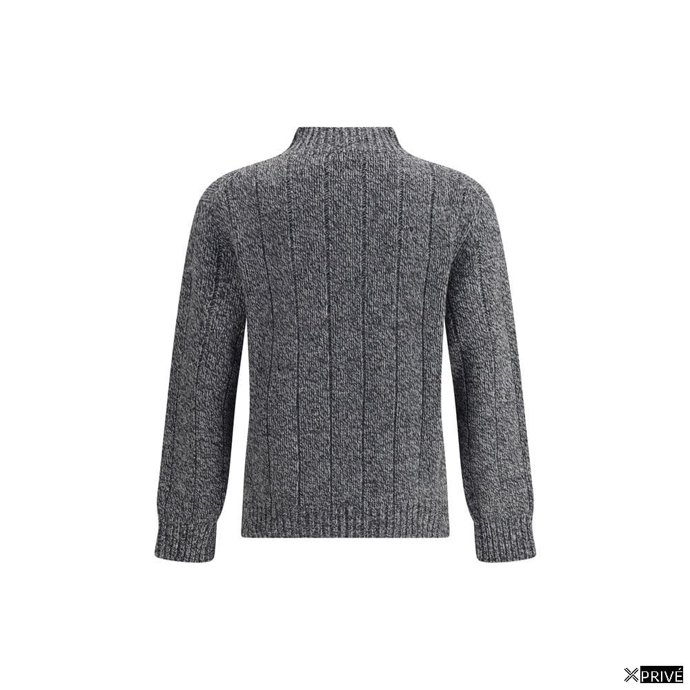 Pull gris en Laine — 2