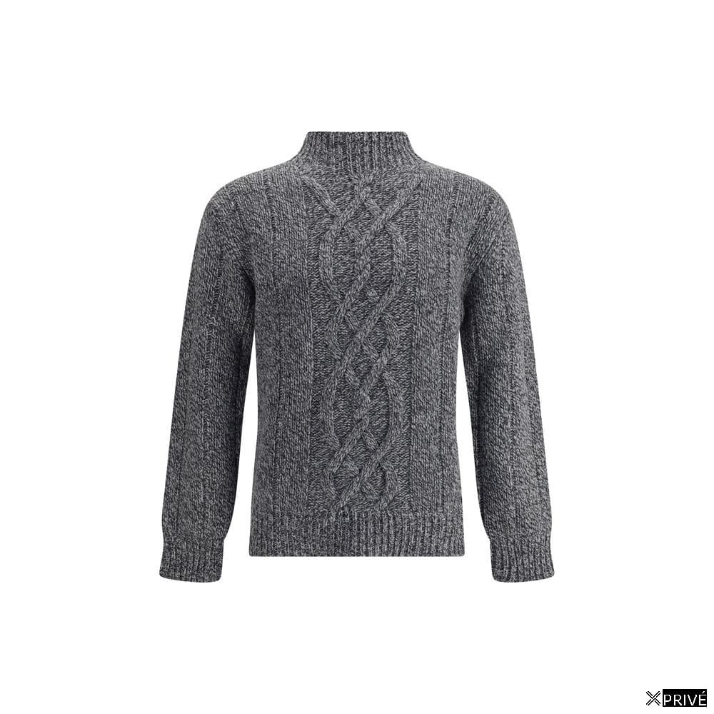 Pull gris en Laine — 1
