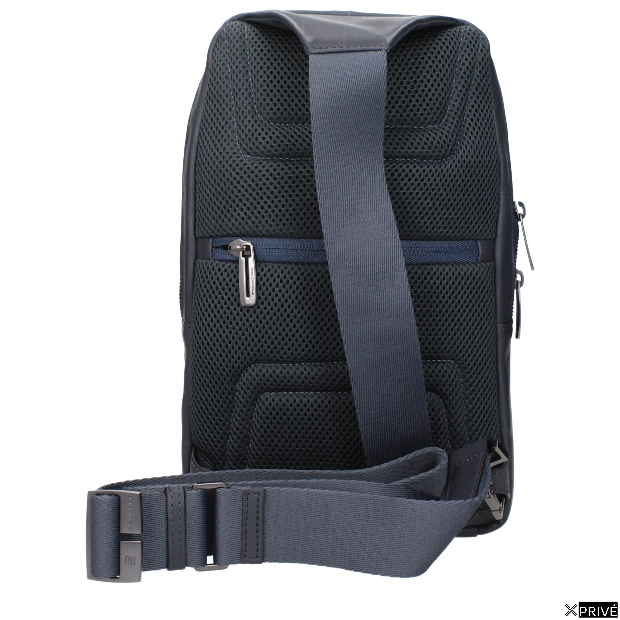 Sac porté croisé bleu en Cuir — 3