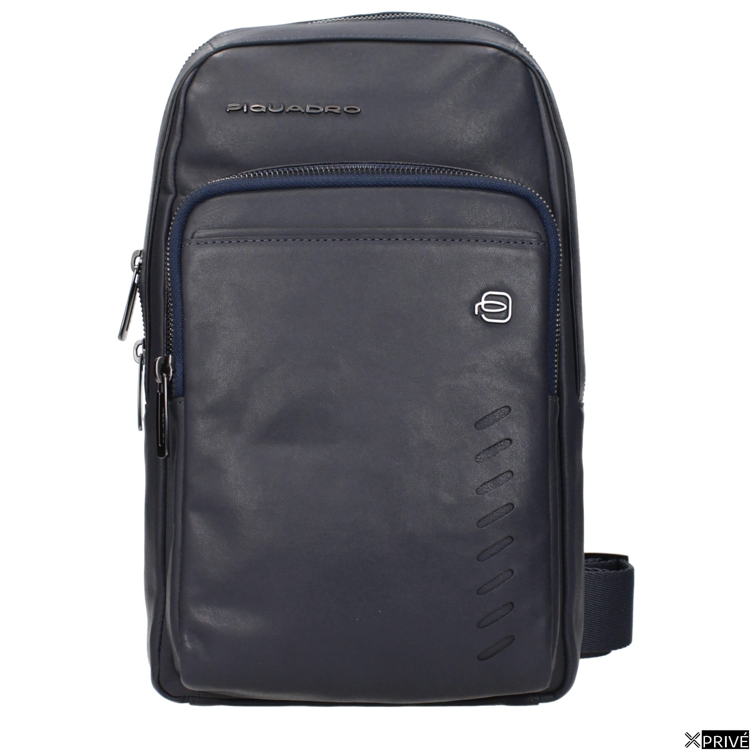 Sac porté croisé bleu en Cuir — 1