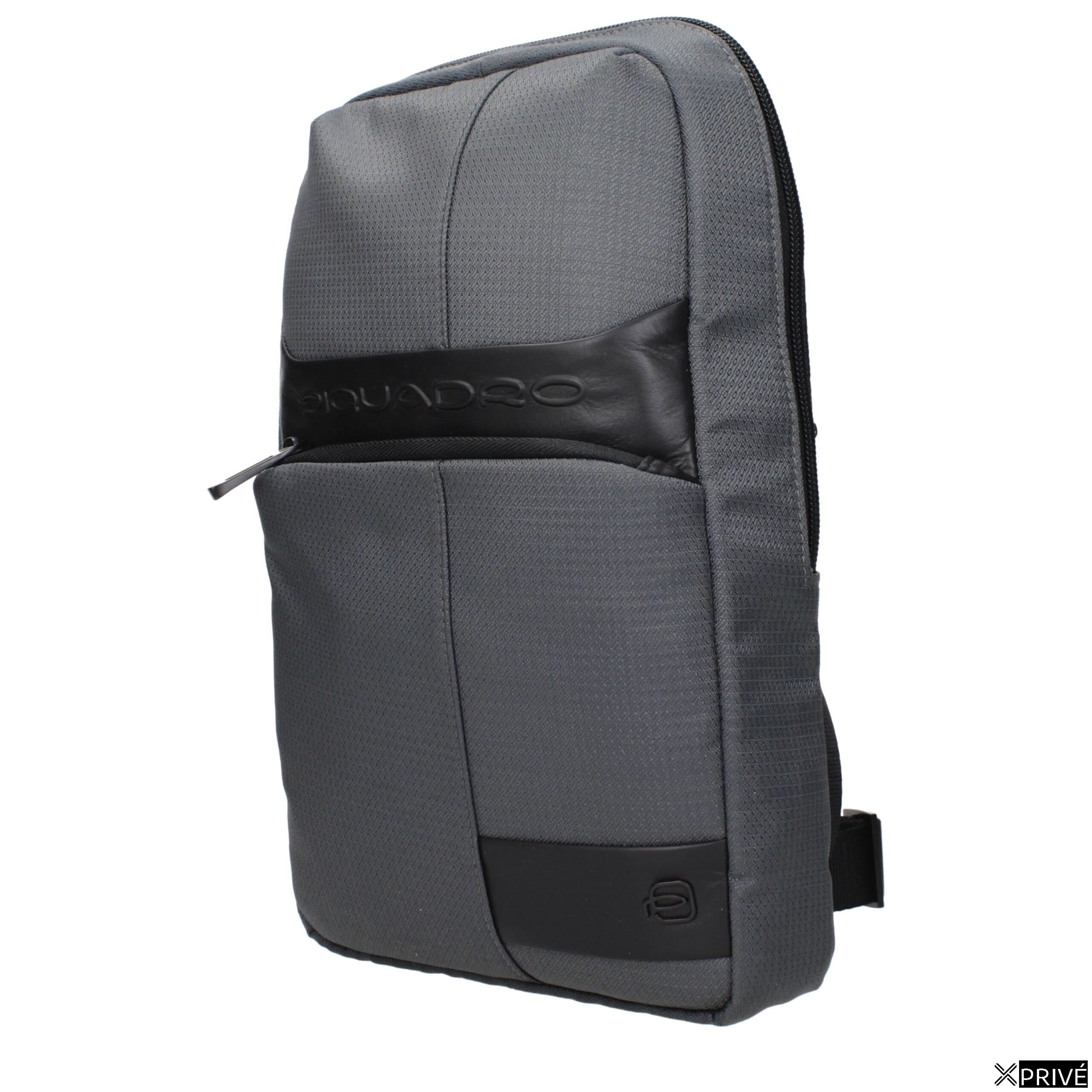 Sac porté croisé gris en Tissu — 2