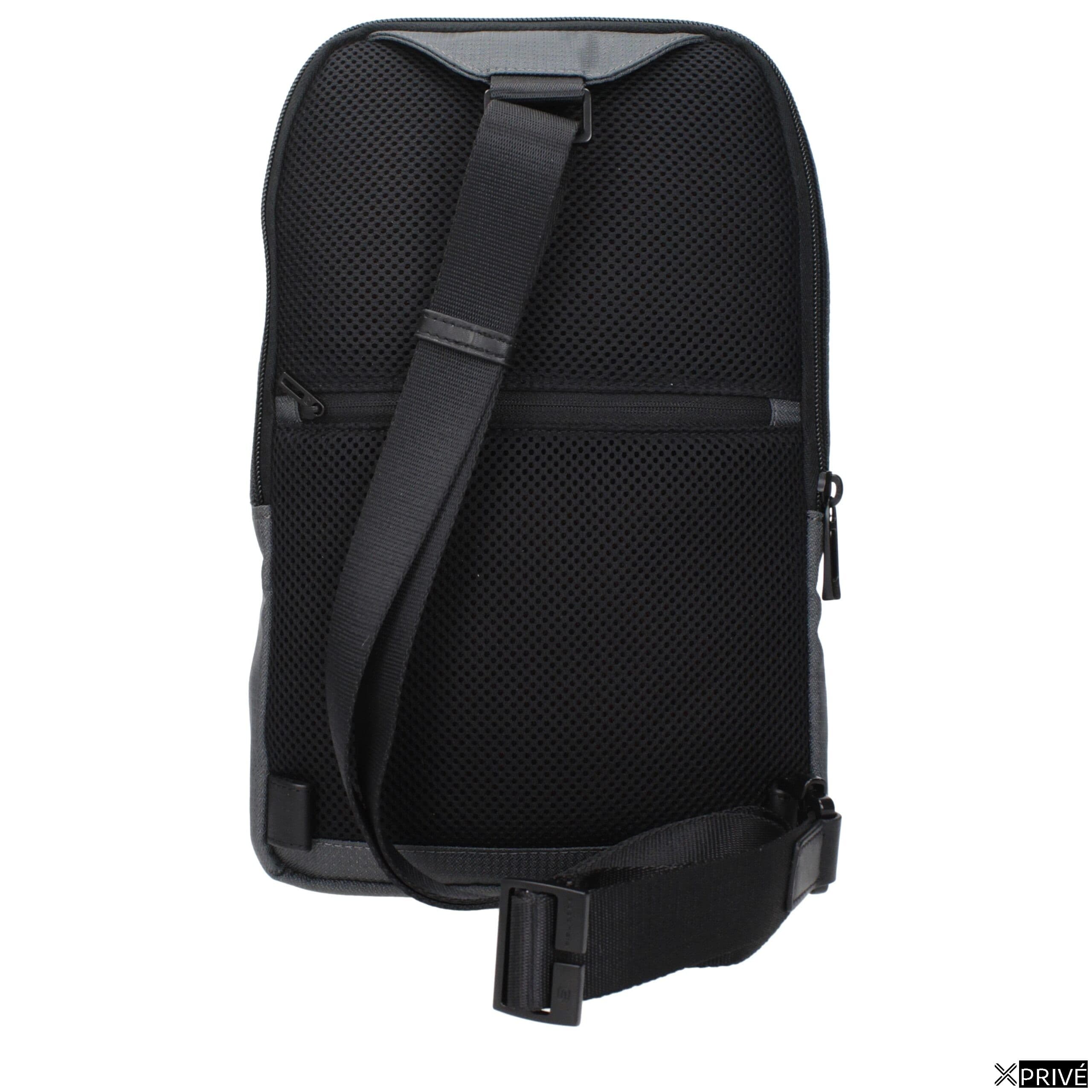 Sac porté croisé gris en Tissu — 3